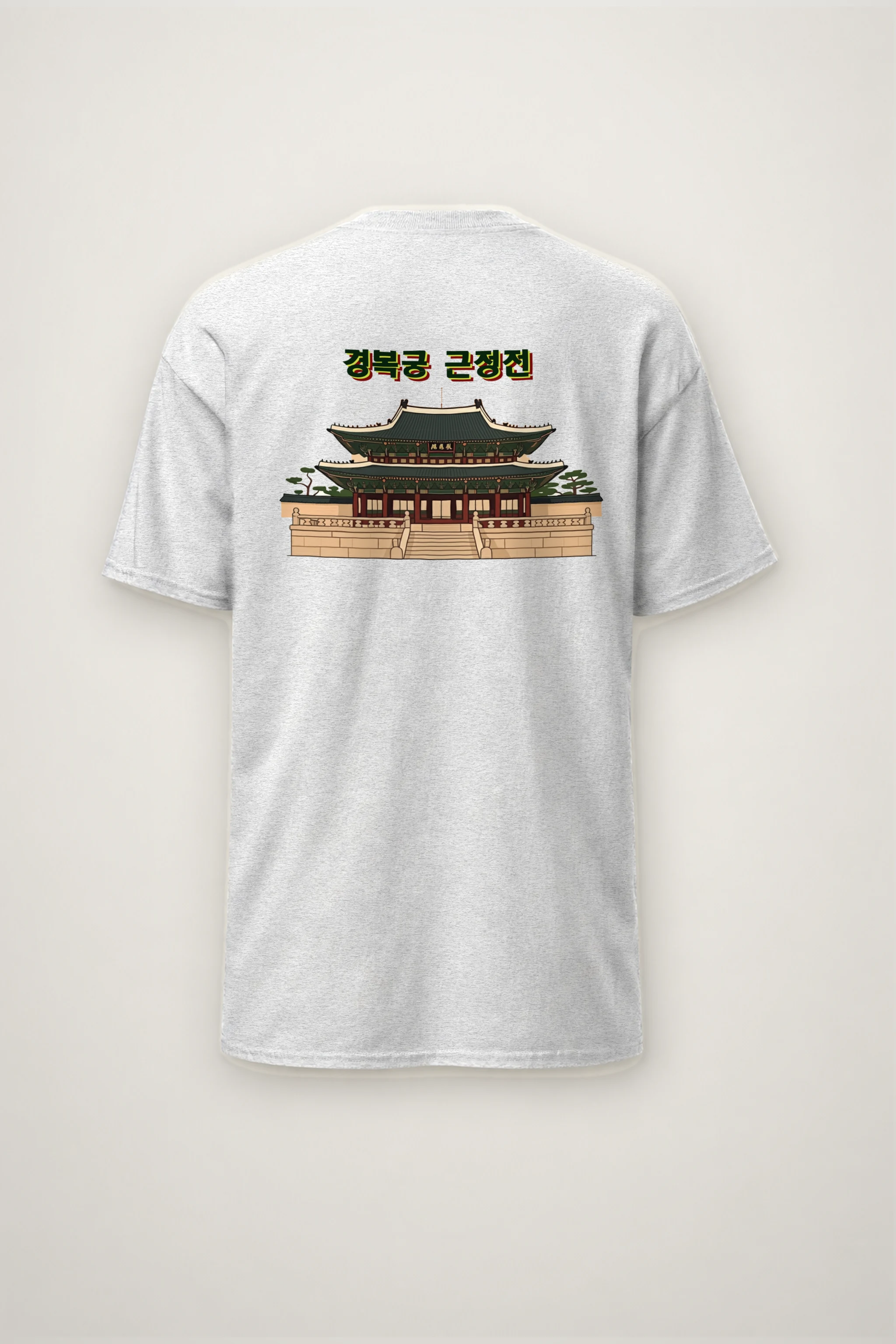 "Geunjeongjeon Hall" Heavyweight Unisex Crewneck T-shirt