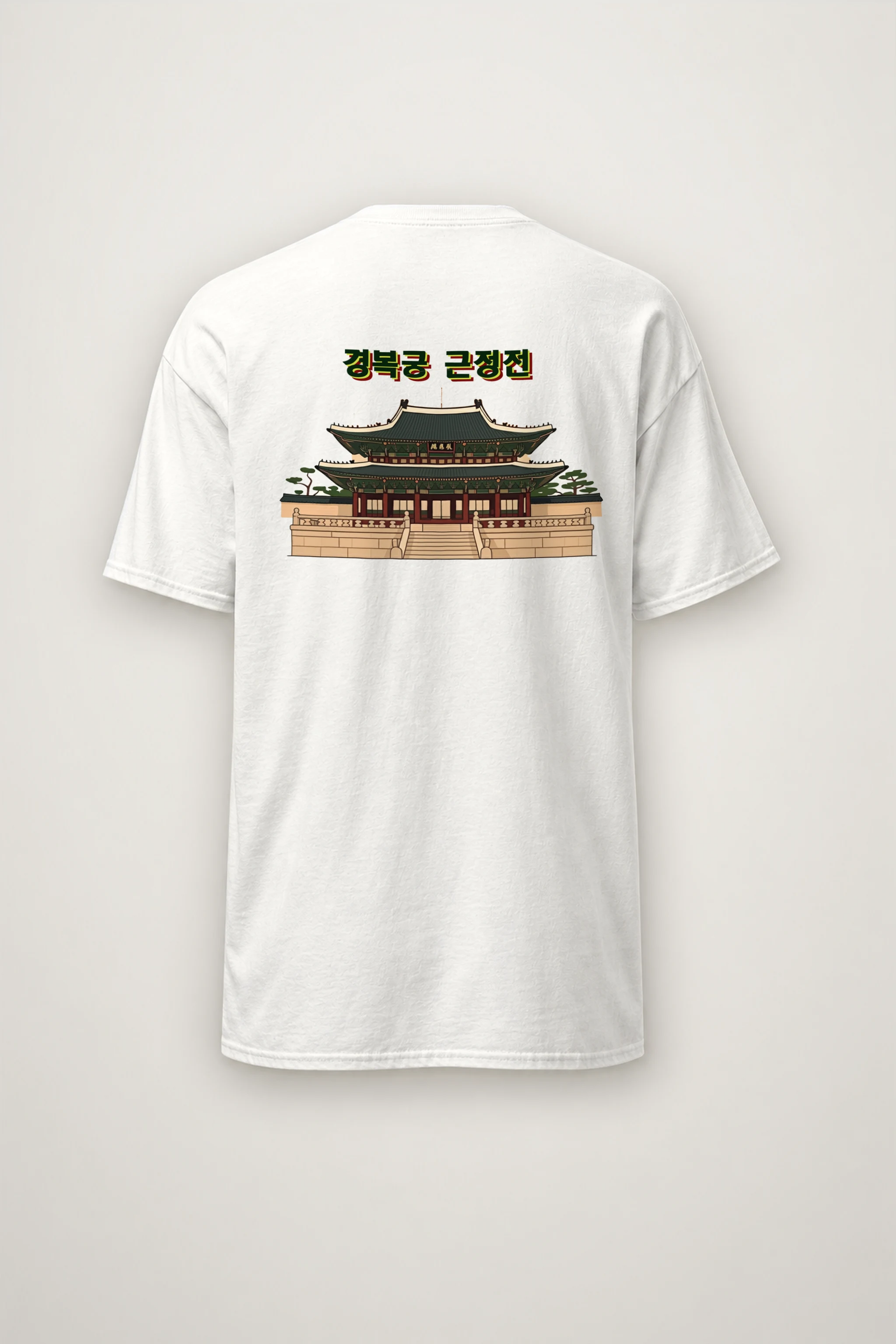 "Geunjeongjeon Hall" Heavyweight Unisex Crewneck T-shirt