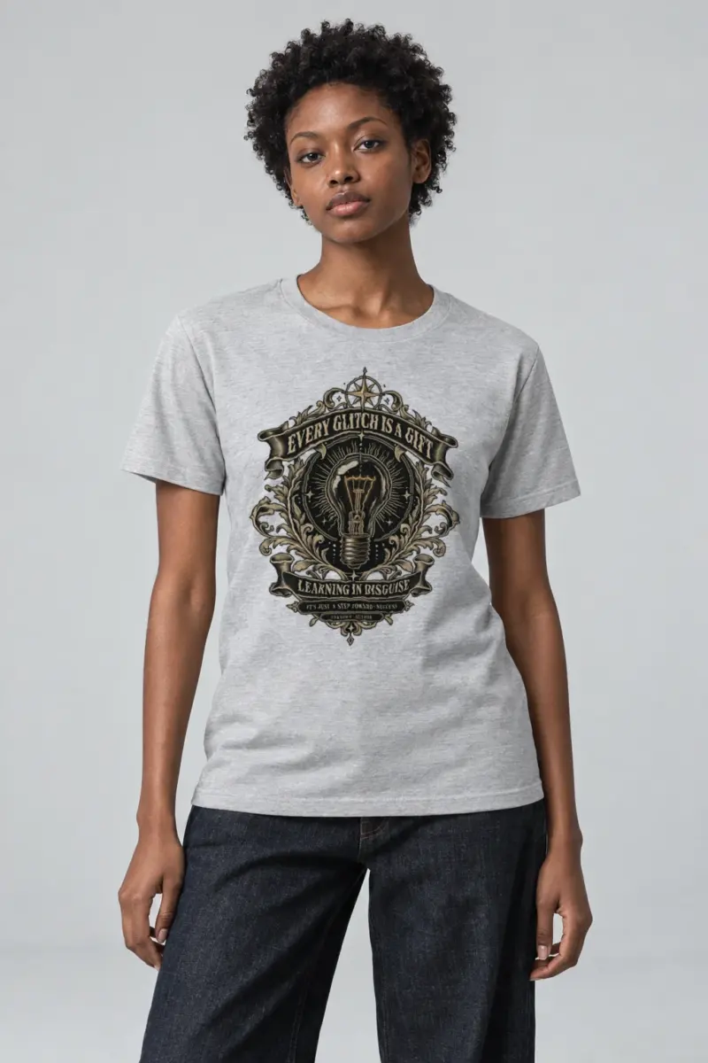 "Gifted Direction" Heavyweight Unisex Crewneck T-shirt | Gildan 5000