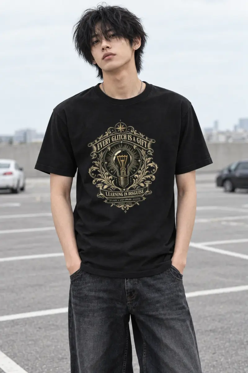 "Gifted Direction" Heavyweight Unisex Crewneck T-shirt