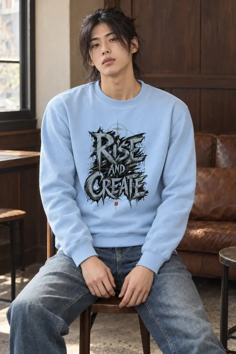 "Gilded Resolve" Heavy Blend Unisex Crewneck Sweatshirt | Gildan 18000