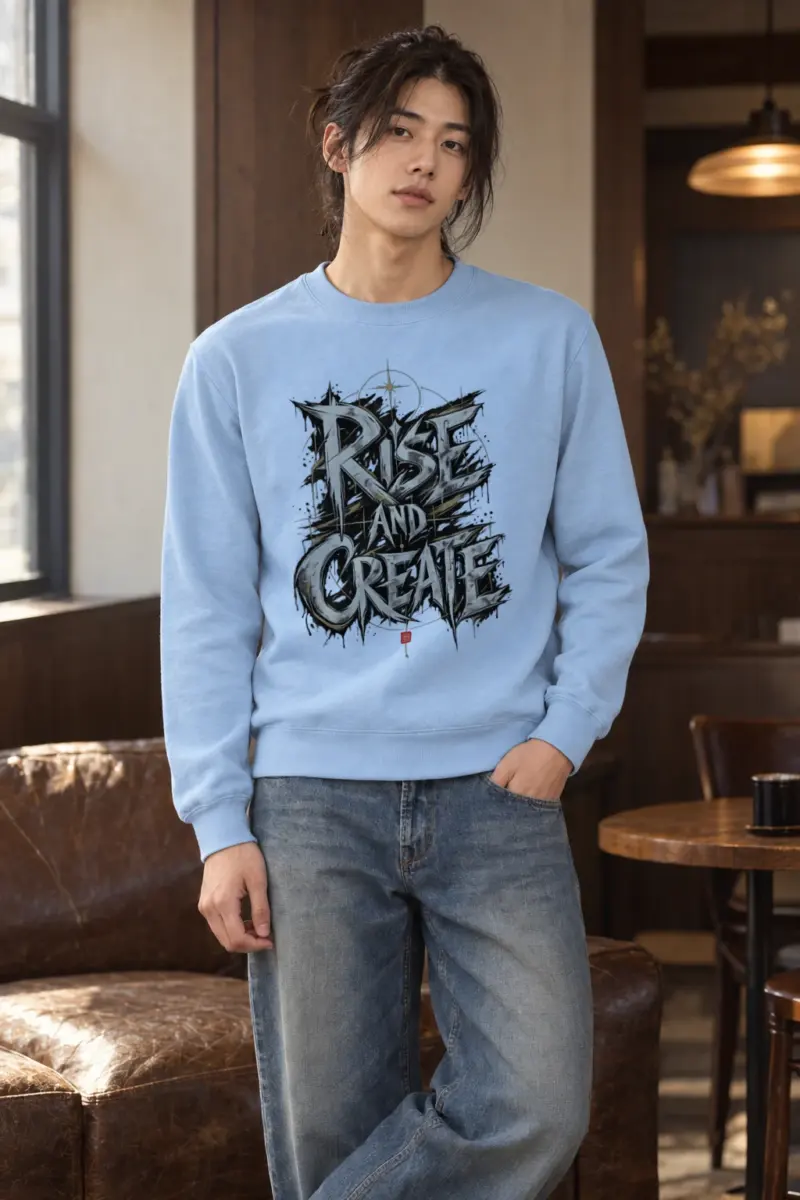 "Gilded Resolve" Heavy Blend Unisex Crewneck Sweatshirt