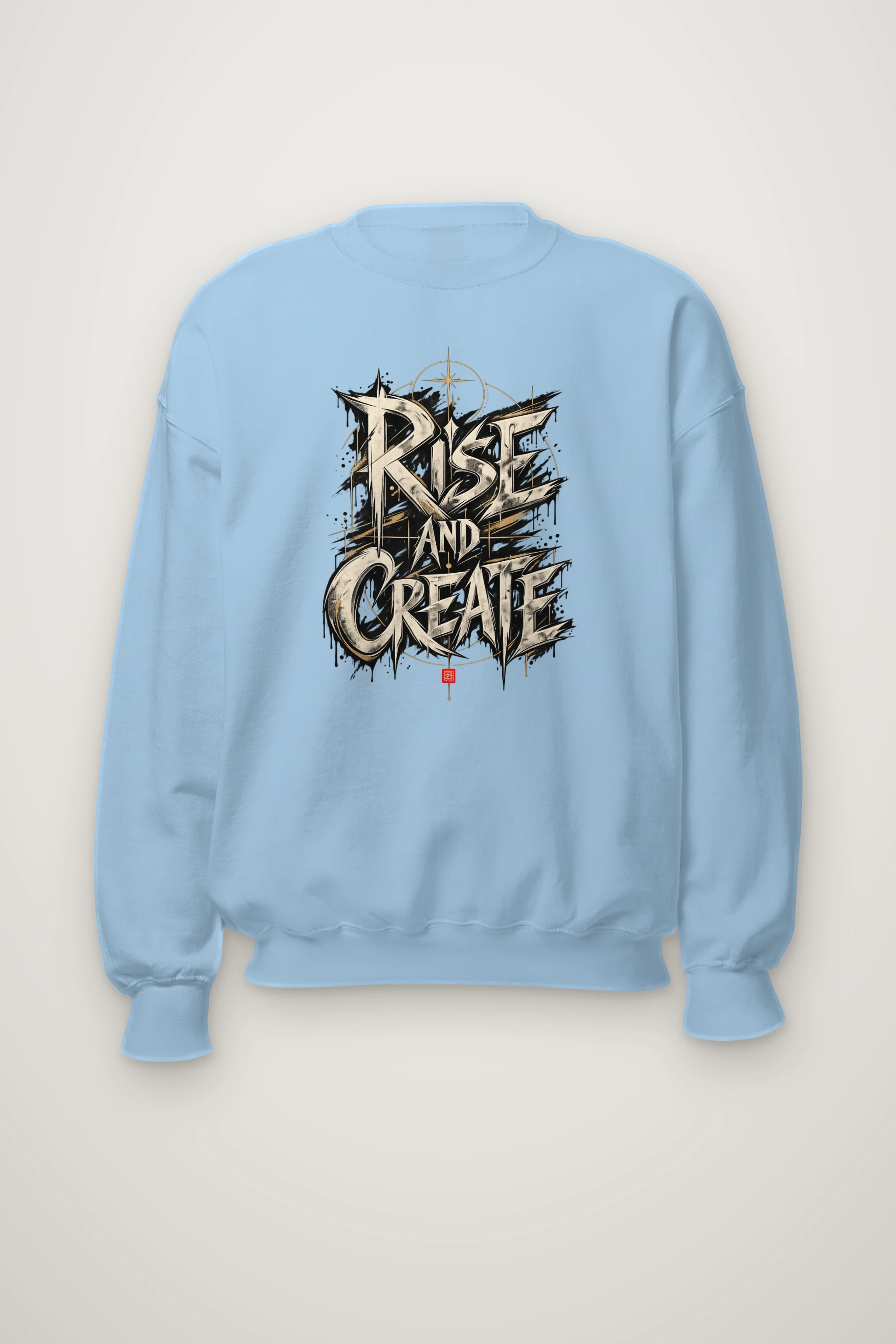 "Gilded Resolve" Heavy Blend Unisex Crewneck Sweatshirt