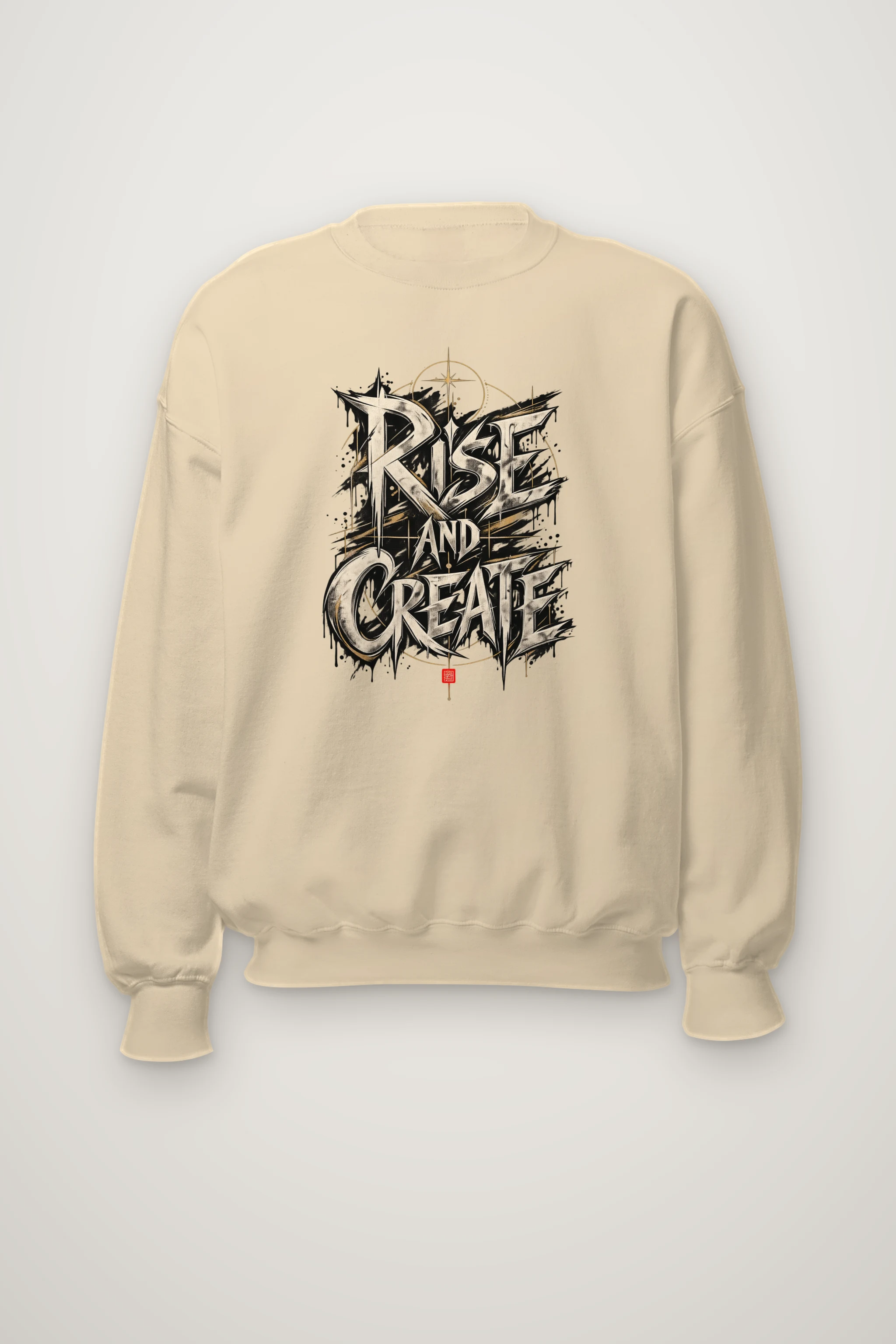 "Gilded Resolve" Heavy Blend Unisex Crewneck Sweatshirt
