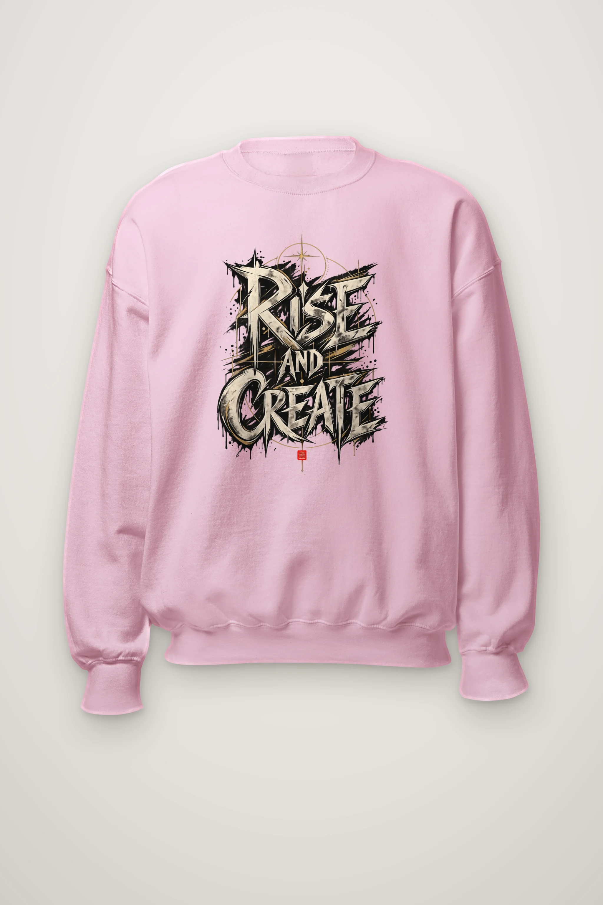 "Gilded Resolve" Heavy Blend Unisex Crewneck Sweatshirt