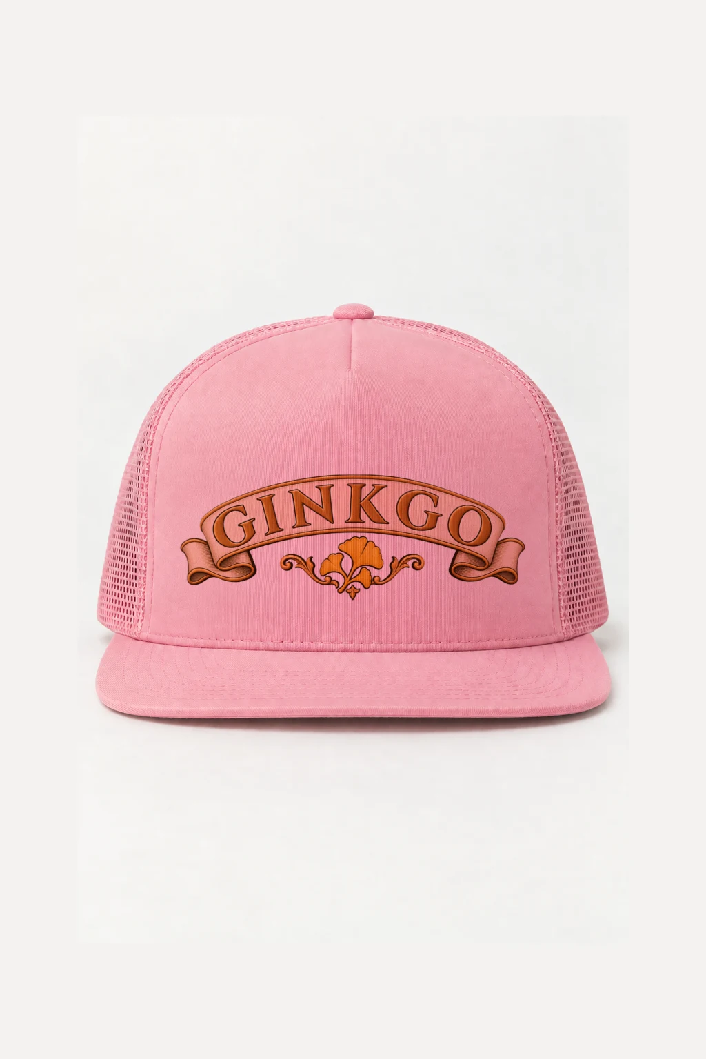 "Ginkgo Banner" 5 Panel Trucker Cap | Yupoong 6006
