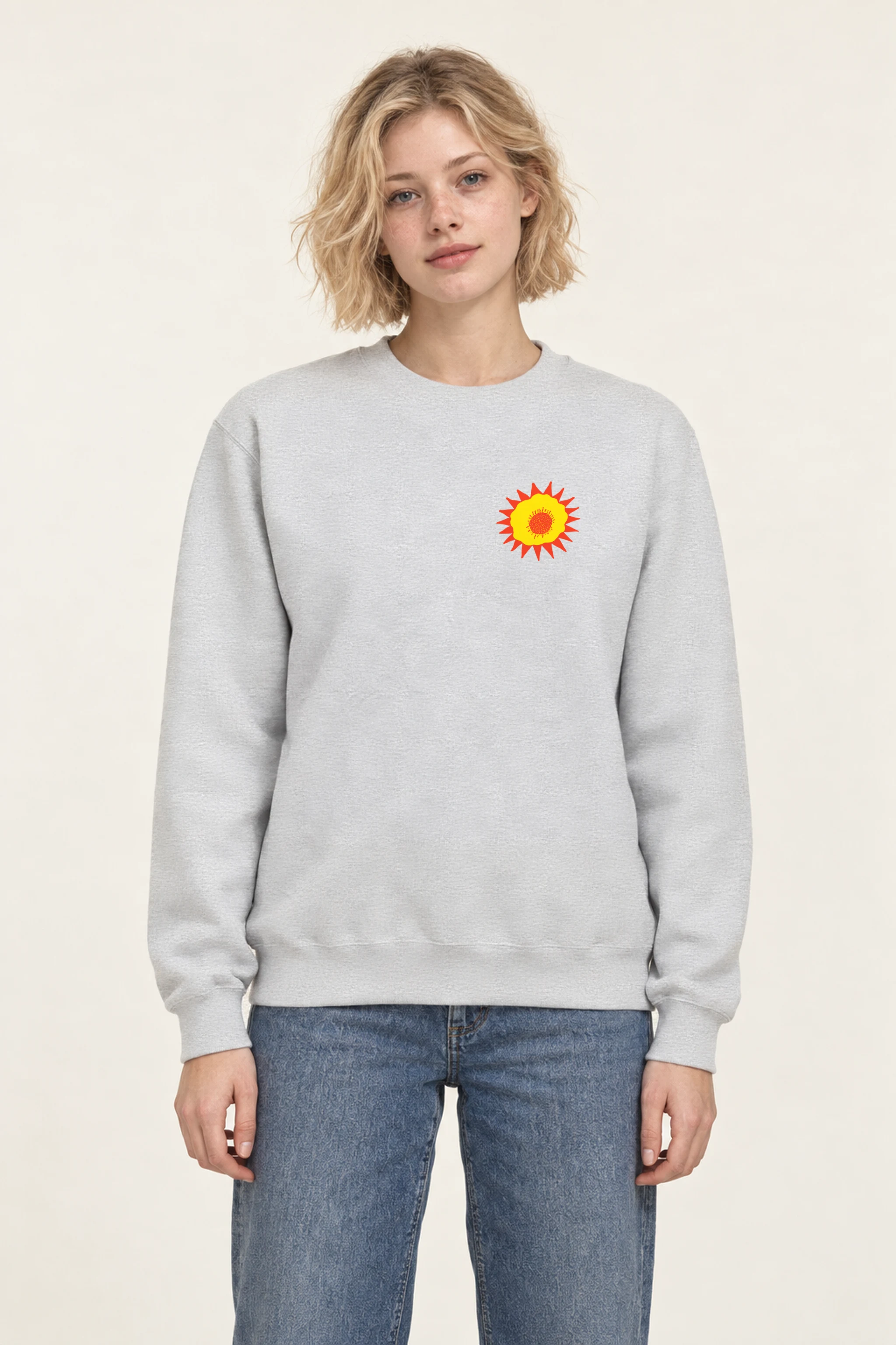 "Giraffe Folk House" 1 Crewneck Sweatshirt