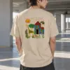 "Giraffe Garden House" Heavyweight Unisex Crewneck T-shirt | Gildan 5000