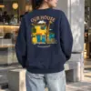 "Giraffe House" Heavy Blend Unisex Crewneck Sweatshirt | Gildan 18000