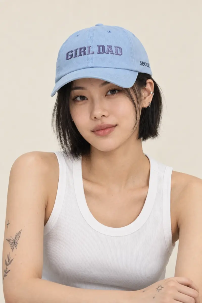 "Girl Dad Varsity" Classic Dad Hat · Embroidered