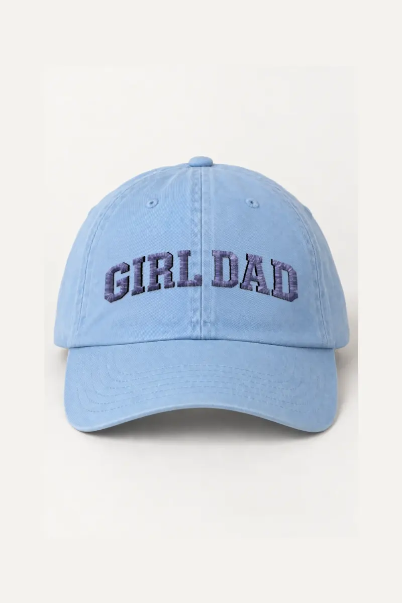 "Girl Dad Varsity" Classic Dad Hat · Embroidered | Yupoong 6245CM