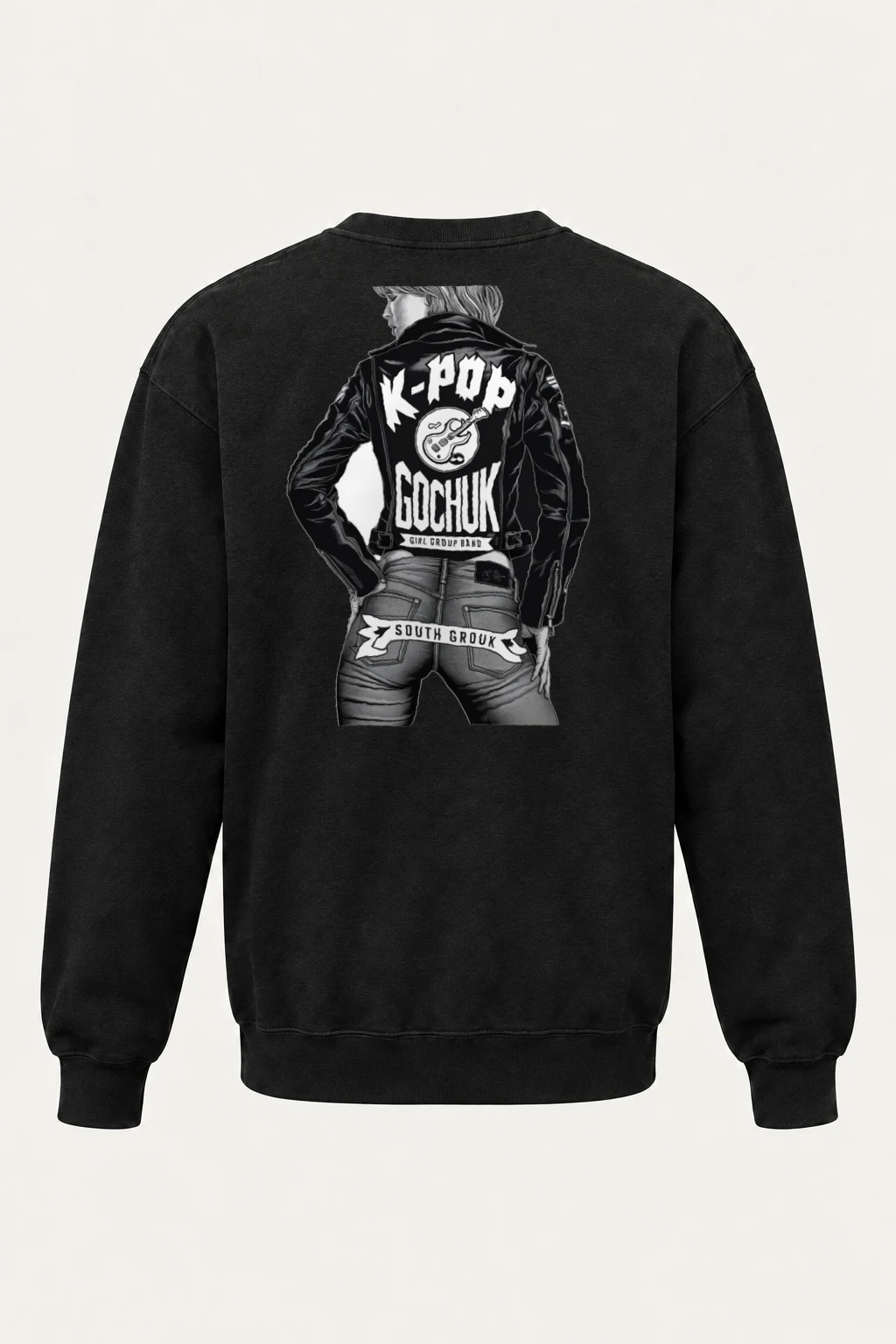 "Girl Group Band" Heavy Blend Unisex Crewneck Sweatshirt | Gildan 18000