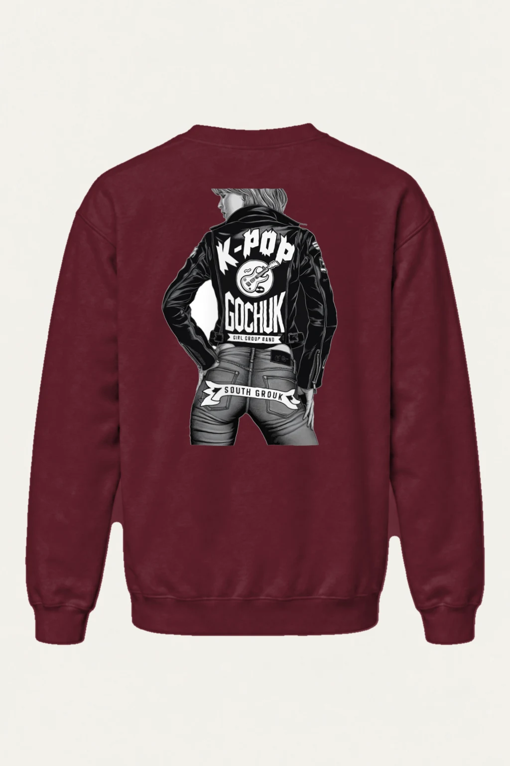 "Girl Group Band" Heavy Blend Unisex Crewneck Sweatshirt | Gildan 18000