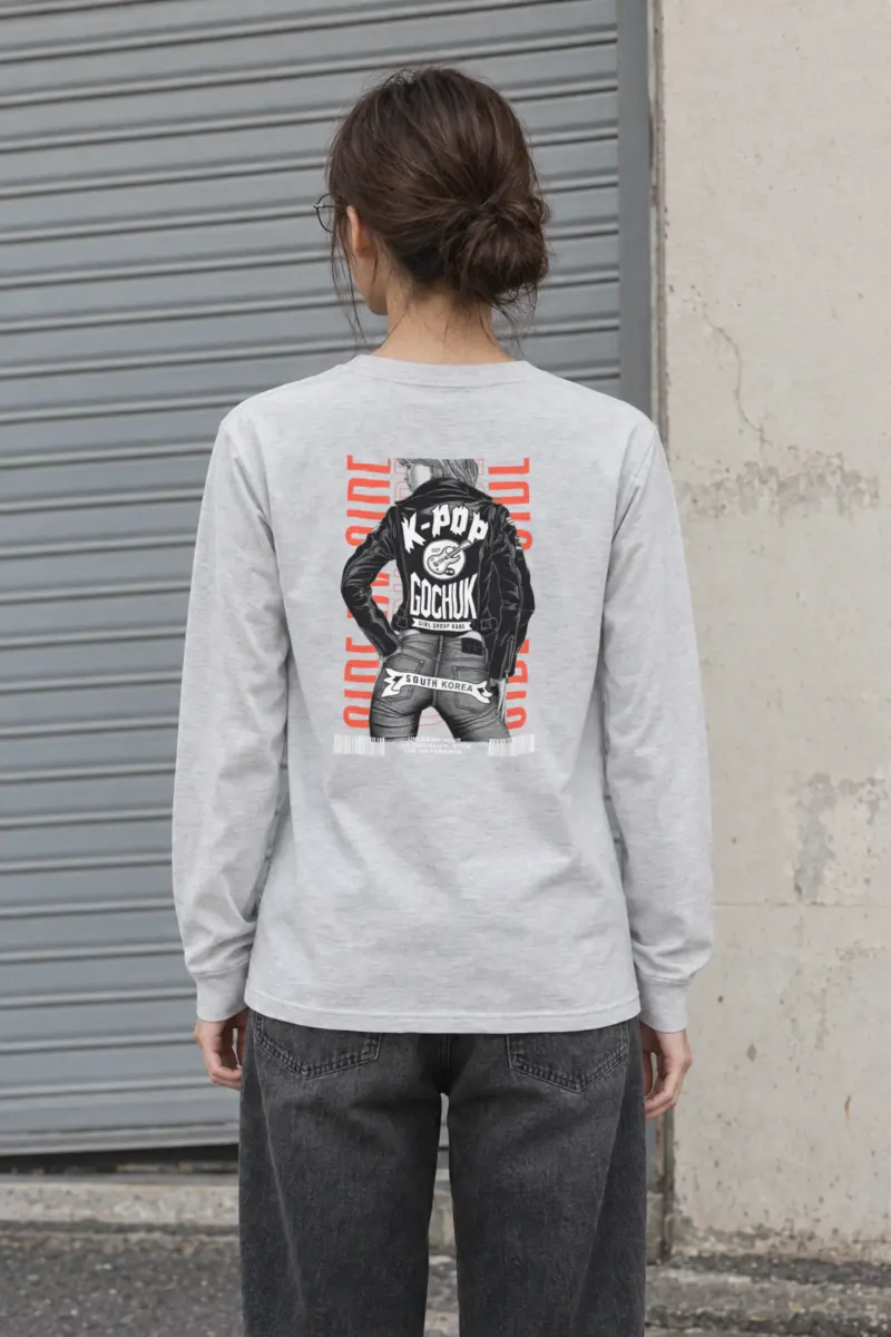 "Girl Group Guitar" Unisex Longsleeve T-shirt