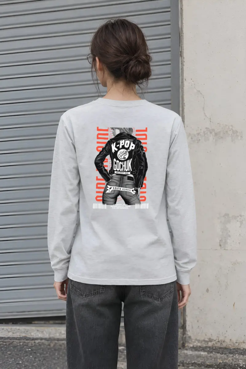 "Girl Group Guitar" Unisex Longsleeve T-shirt