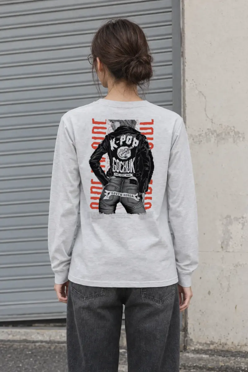 "Girl Group Guitar" Unisex Longsleeve T-shirt