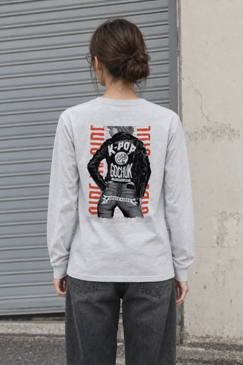 "Girl Group Guitar" Unisex Longsleeve T-shirt