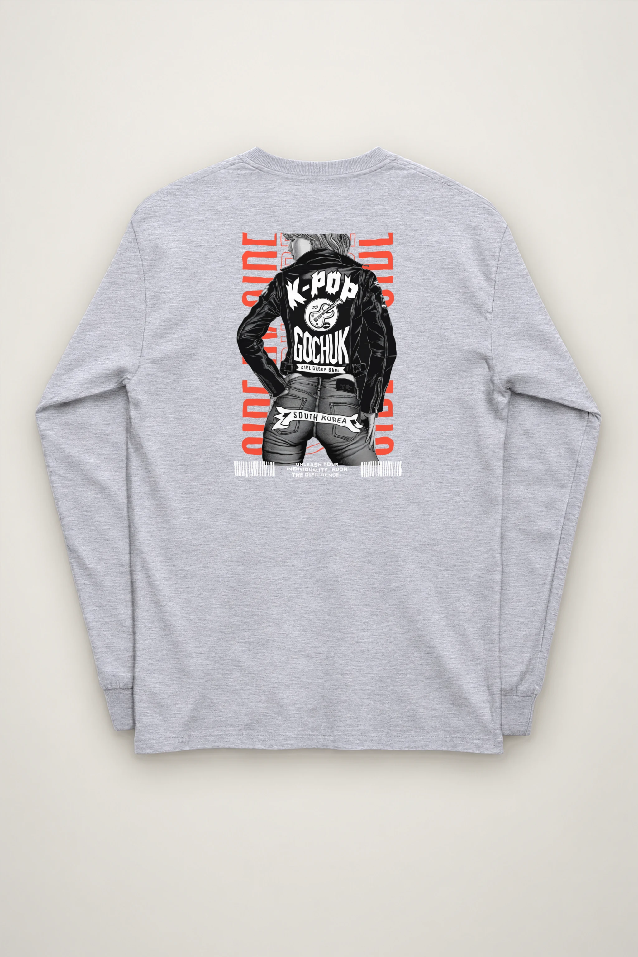 "Girl Group Guitar" Unisex Longsleeve T-shirt