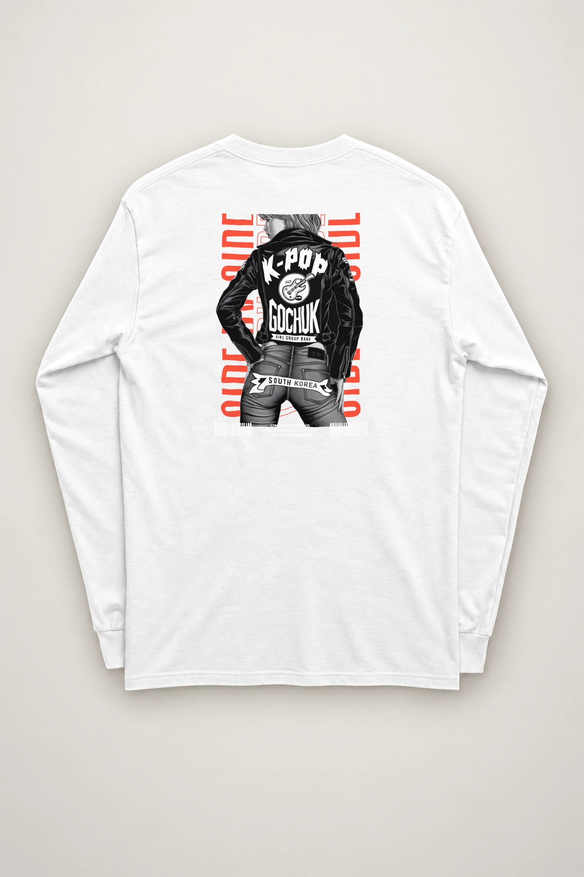 "Girl Group Guitar" Unisex Longsleeve T-shirt