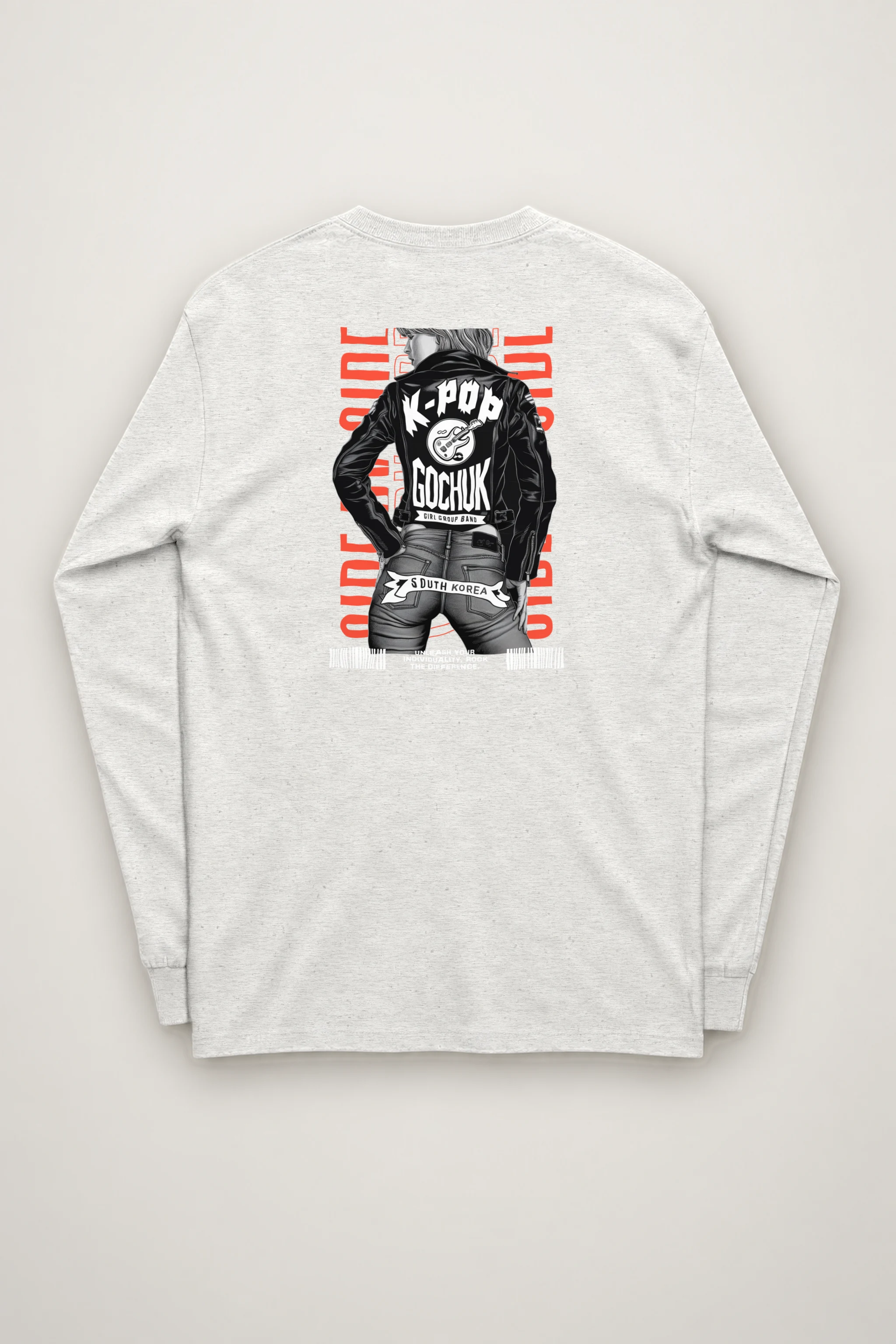 "Girl Group Guitar" Unisex Longsleeve T-shirt