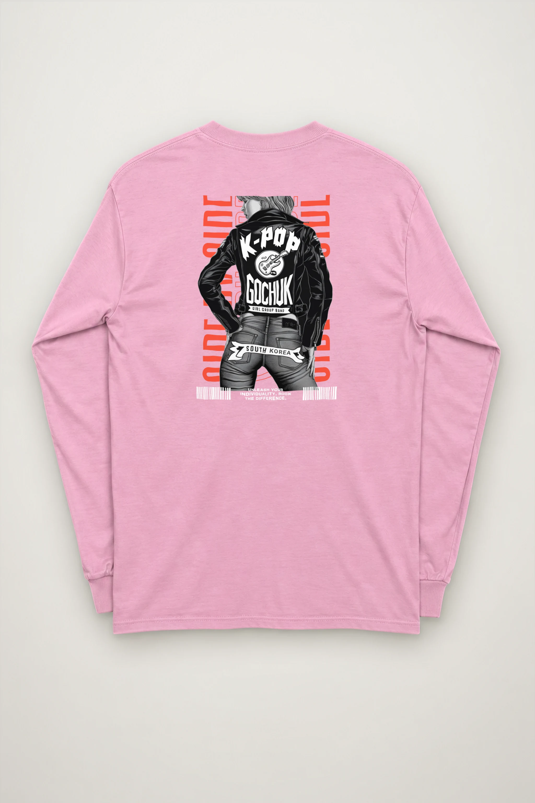 "Girl Group Guitar" Unisex Longsleeve T-shirt