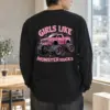 "Girls Like Monster Trucks" Unisex Longsleeve T-shirt | Gildan 2400