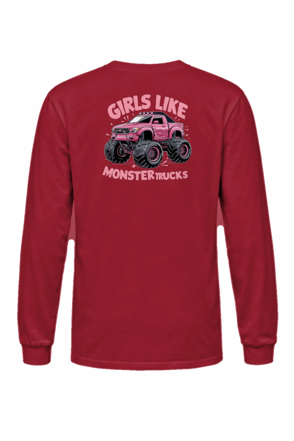 "Girls Like Monster Trucks" Unisex Longsleeve T-shirt | Gildan 2400