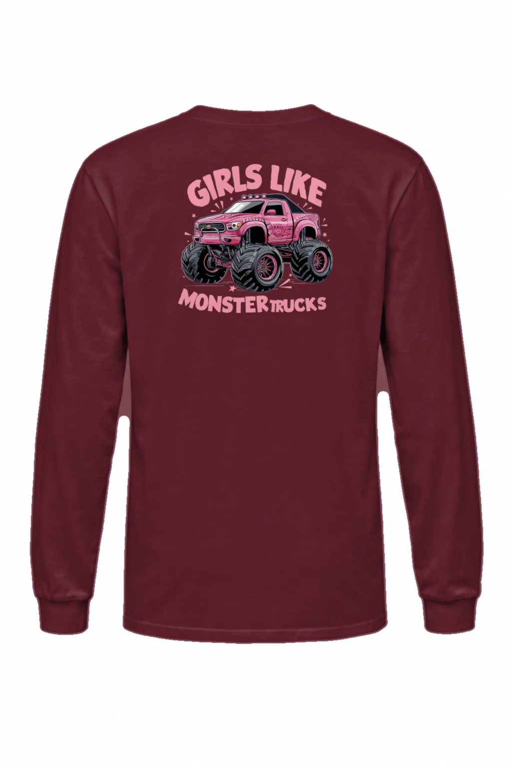 "Girls Like Monster Trucks" Unisex Longsleeve T-shirt | Gildan 2400