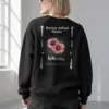 "Girls Power Hibiscus" Heavy Blend Unisex Crewneck Sweatshirt | Gildan 18000