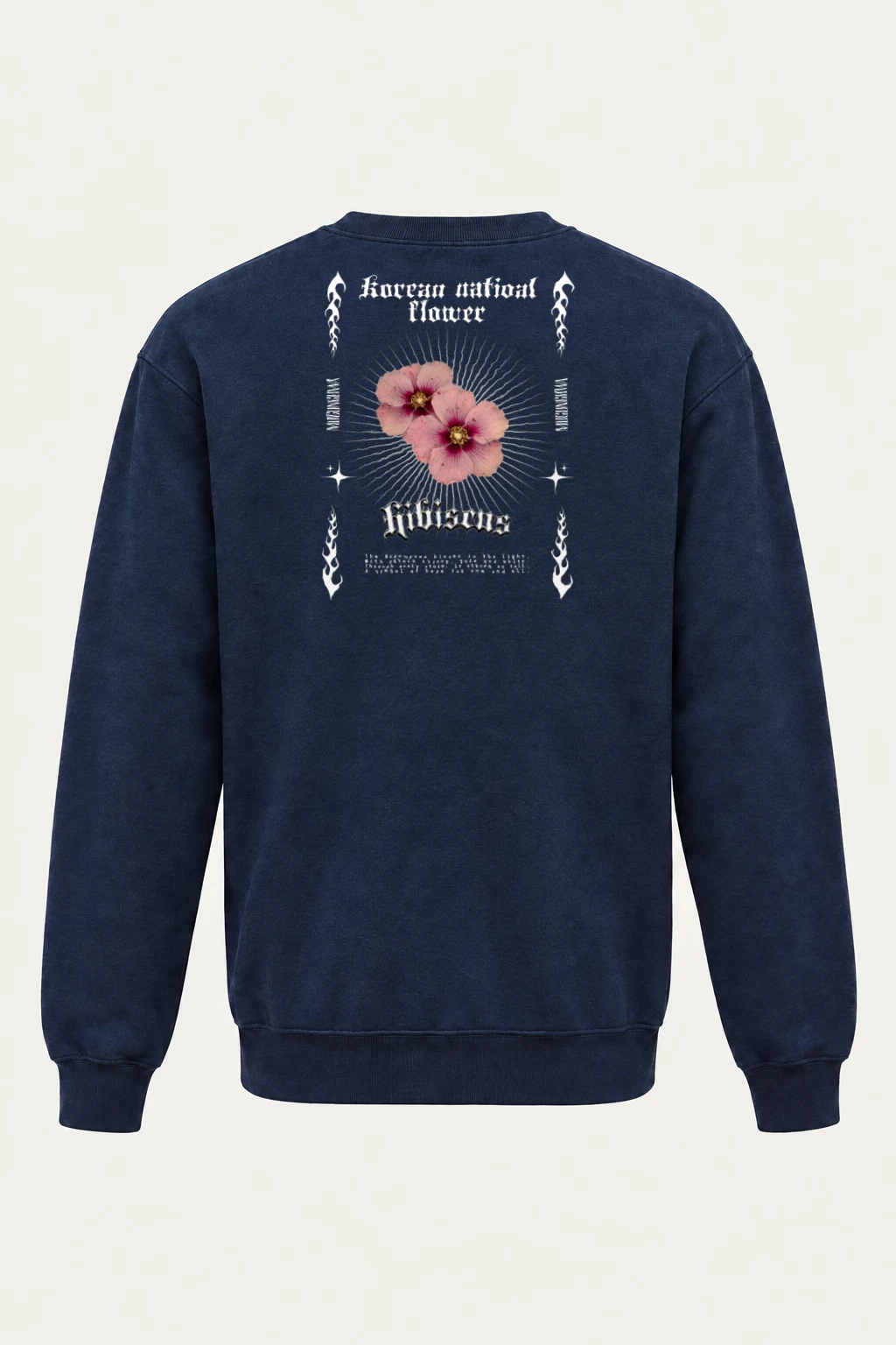 "Girls Power Hibiscus" Heavy Blend Unisex Crewneck Sweatshirt | Gildan 18000