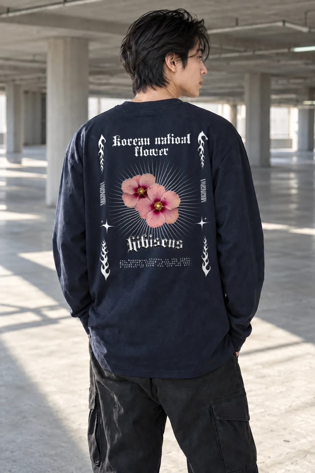 "Girls Power Hibiscus" Unisex Longsleeve T-shirt | Gildan 2400