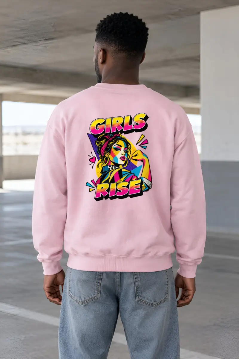 "Girls Rise" Heavy Blend Unisex Crewneck Sweatshirt