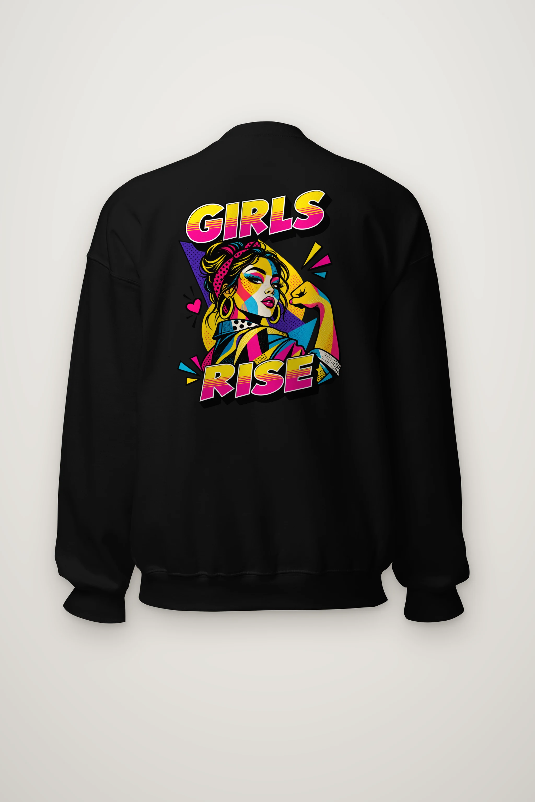 "Girls Rise" Heavy Blend Unisex Crewneck Sweatshirt