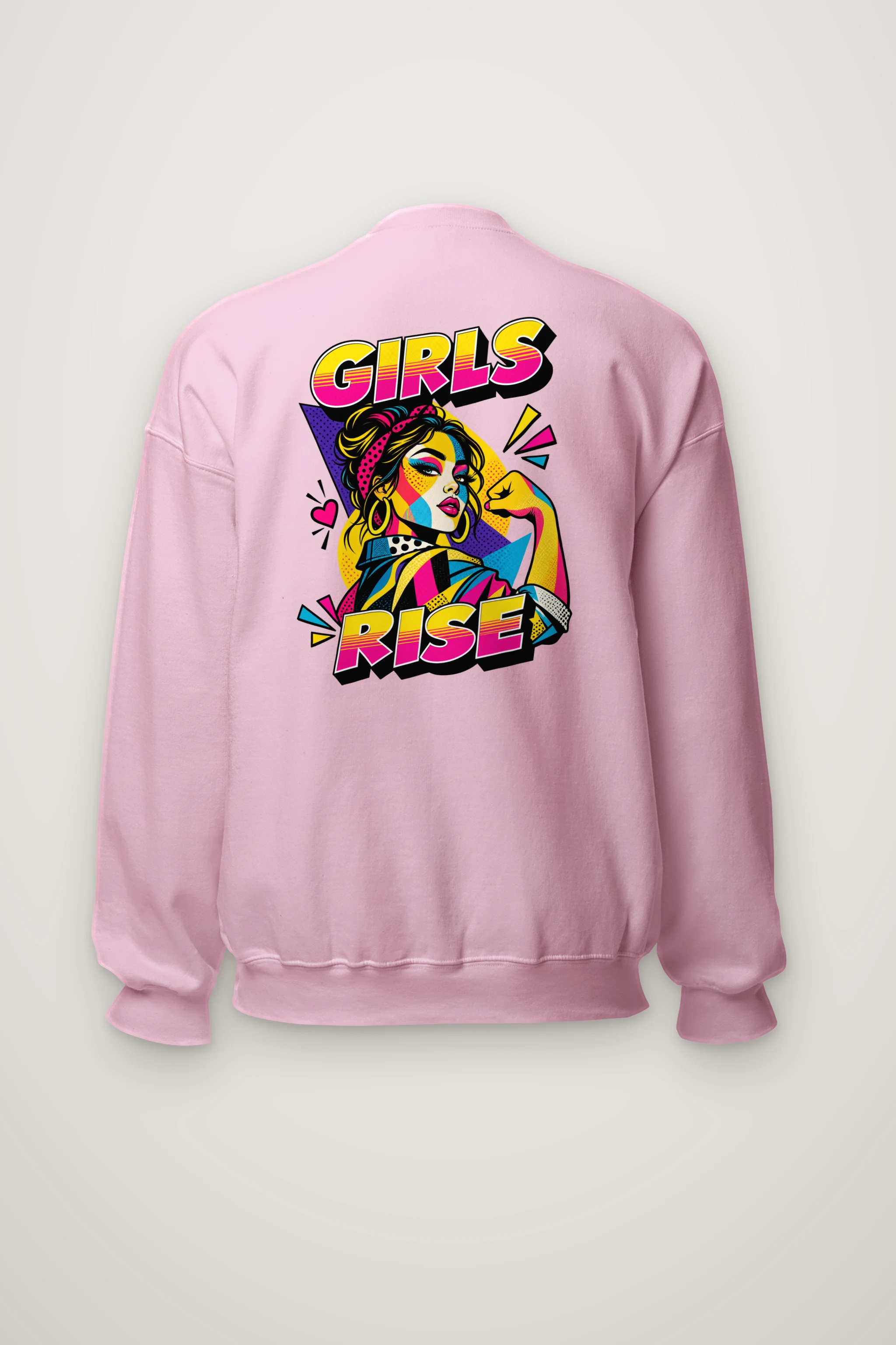 "Girls Rise" Heavy Blend Unisex Crewneck Sweatshirt