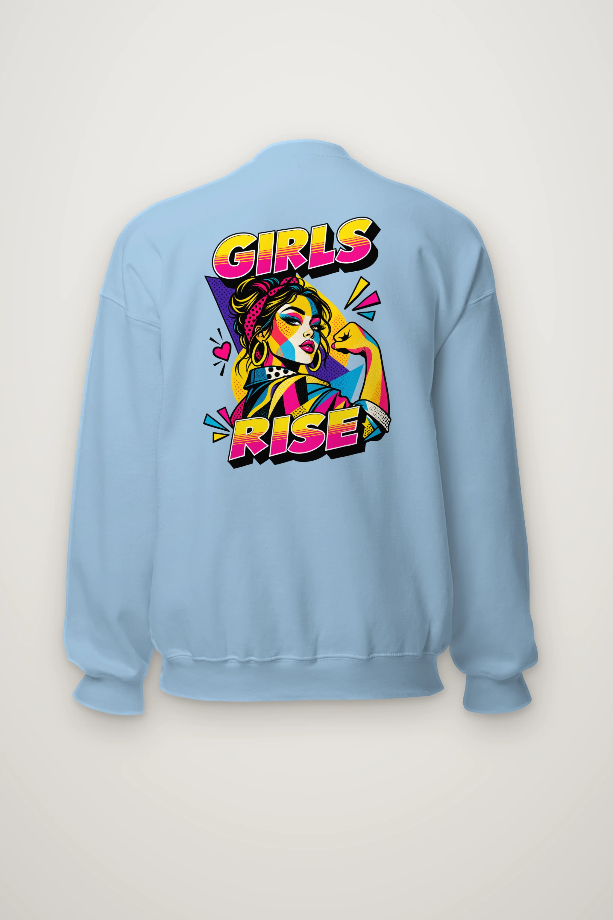"Girls Rise" Heavy Blend Unisex Crewneck Sweatshirt
