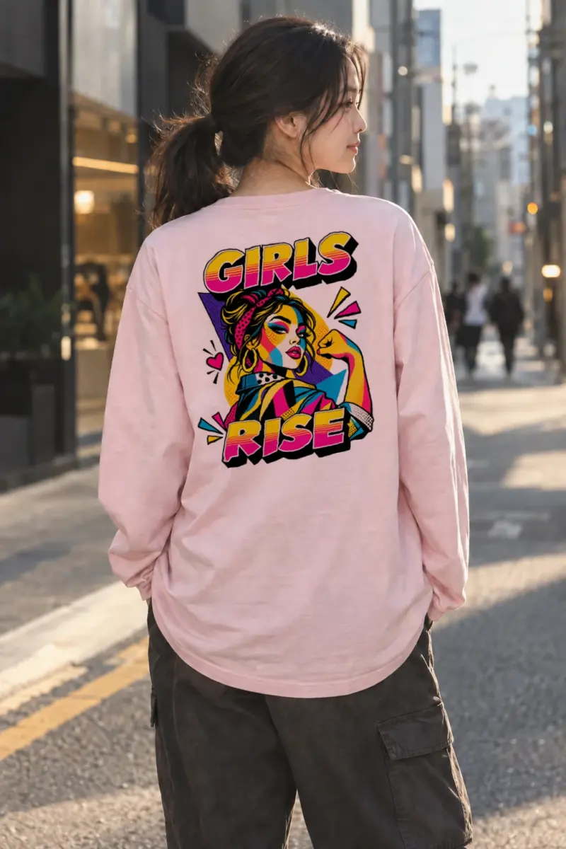 "Girls Rise" Unisex Longsleeve T-shirt | Gildan 2400