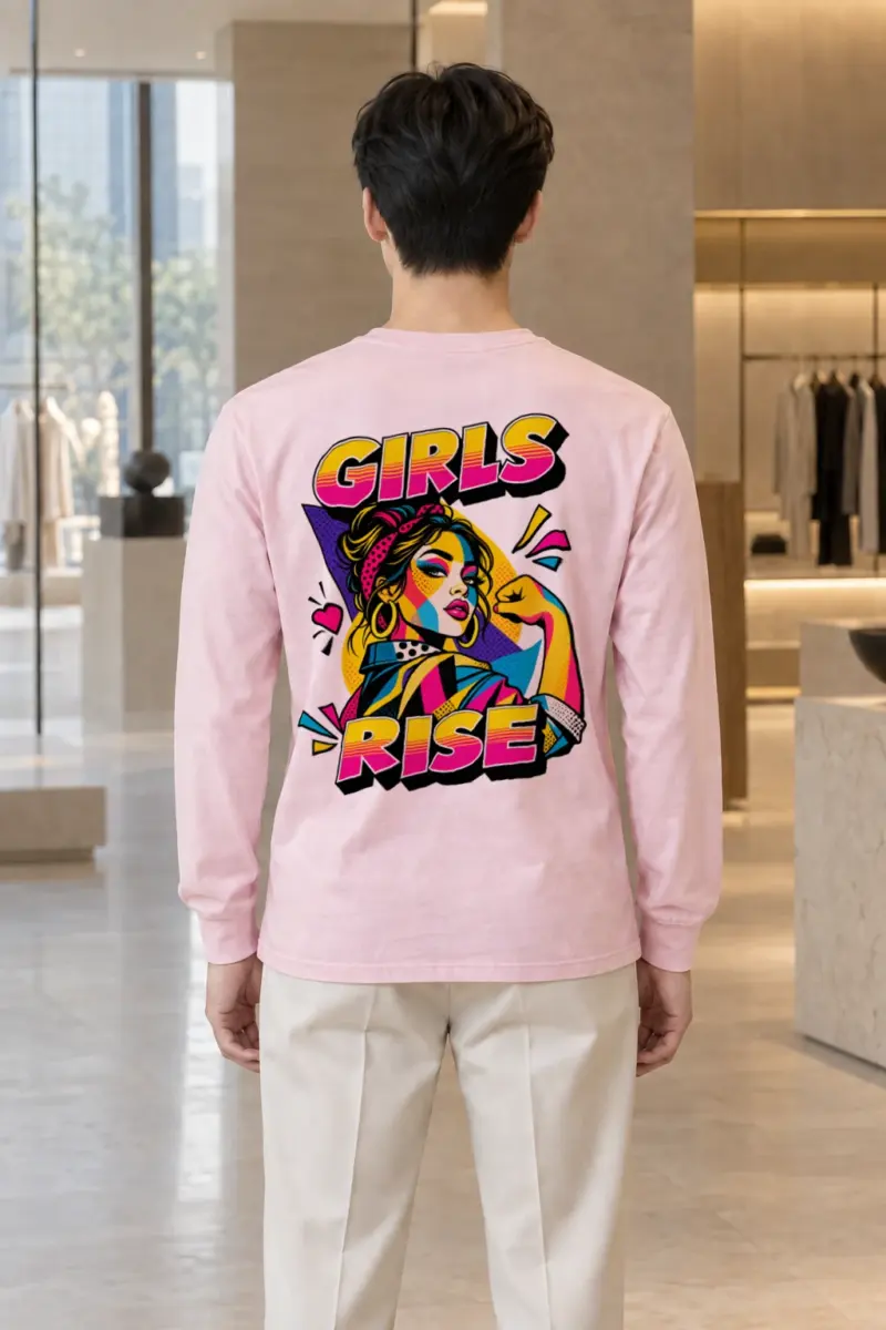 "Girls Rise" Unisex Longsleeve T-shirt | Gildan 2400