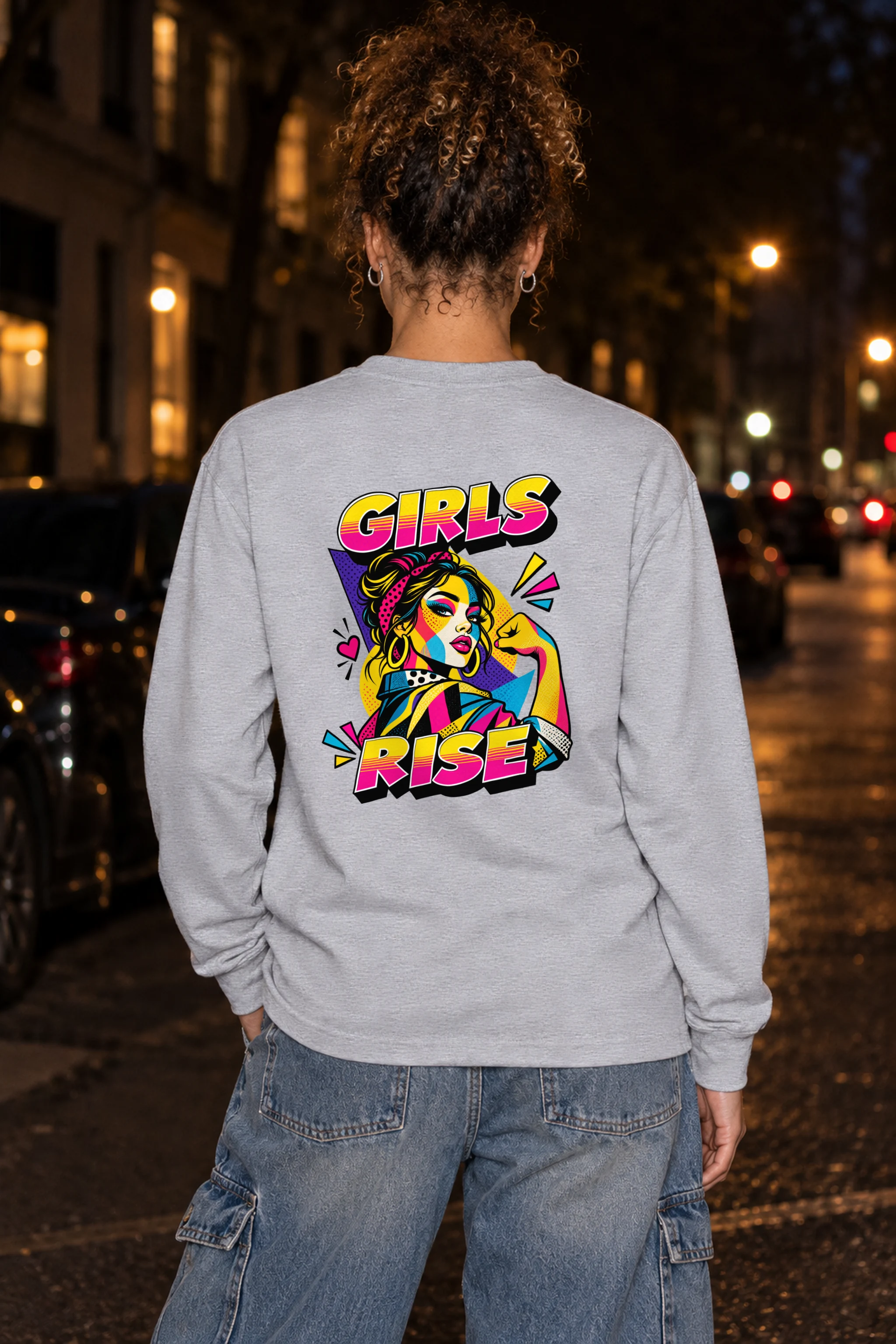 "Girls Rise" Unisex Longsleeve T-shirt