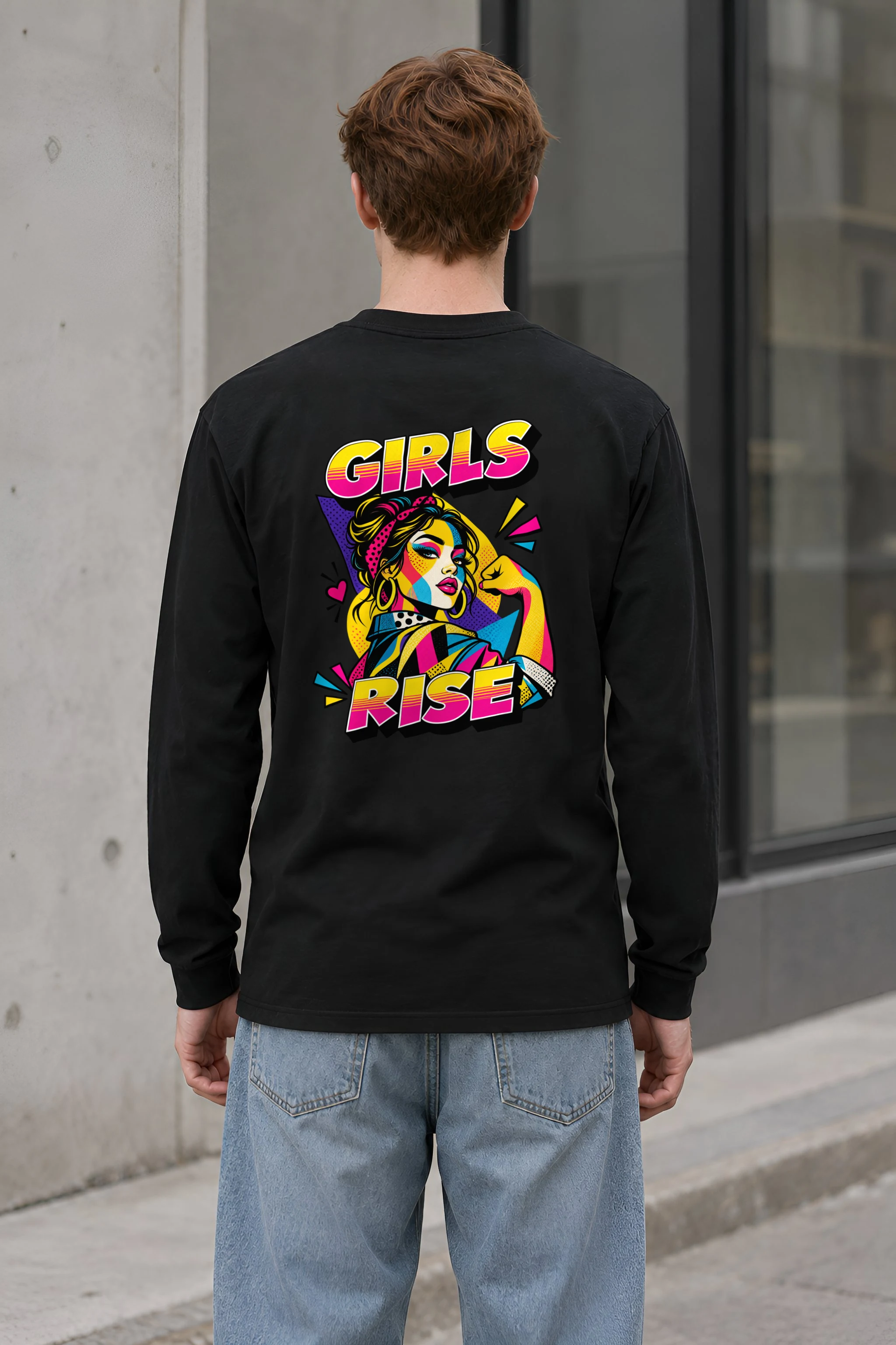 "Girls Rise" Unisex Longsleeve T-shirt