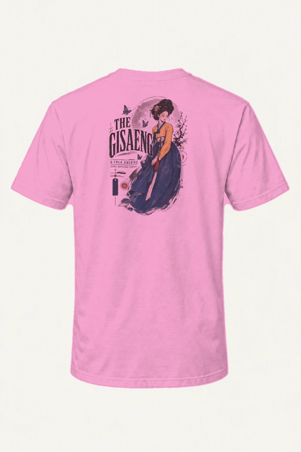 "Gisaeng Archive" Heavyweight Unisex Crewneck T-shirt | Gildan 5000
