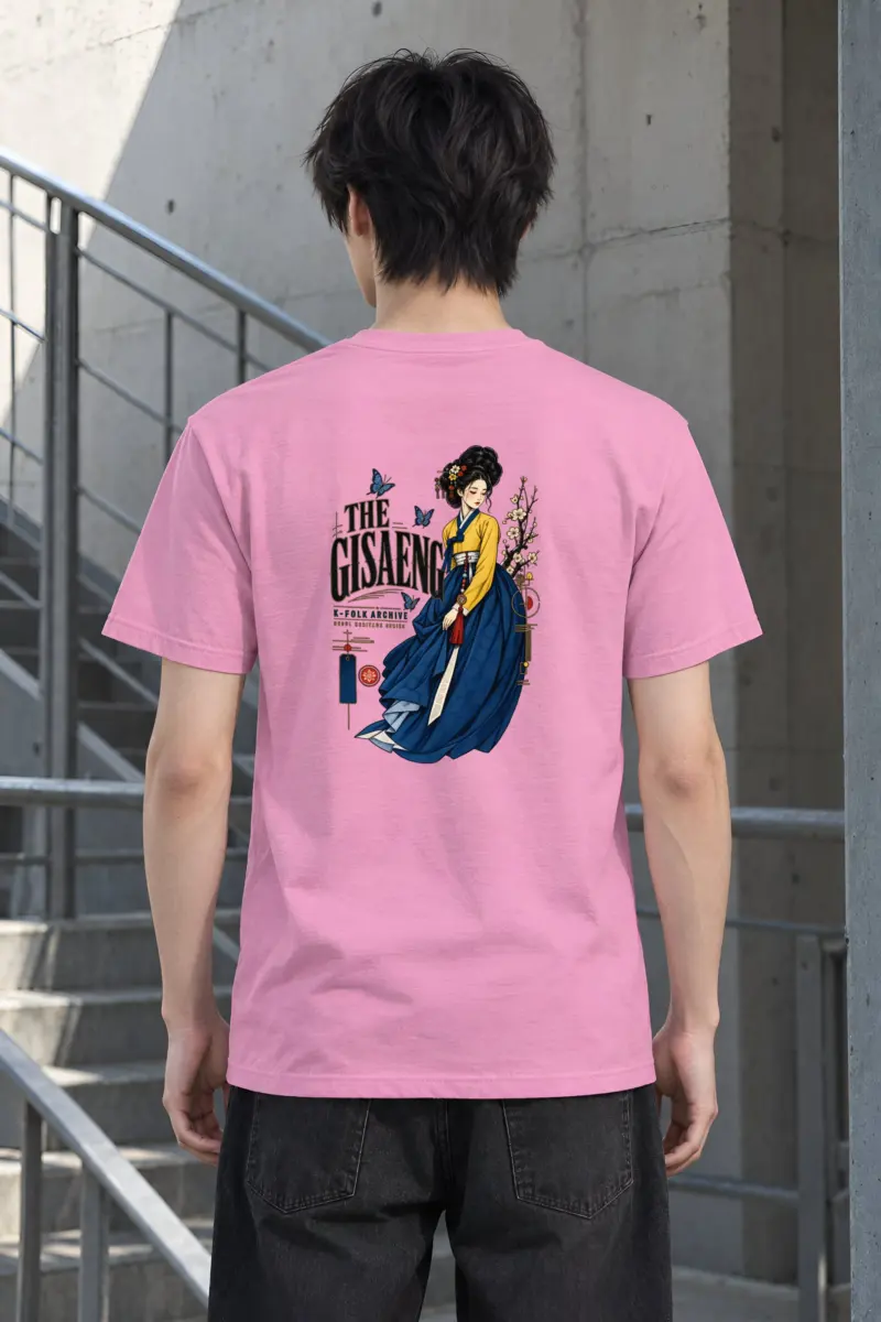"Gisaeng Folk Archive" Heavyweight Unisex Crewneck T-shirt