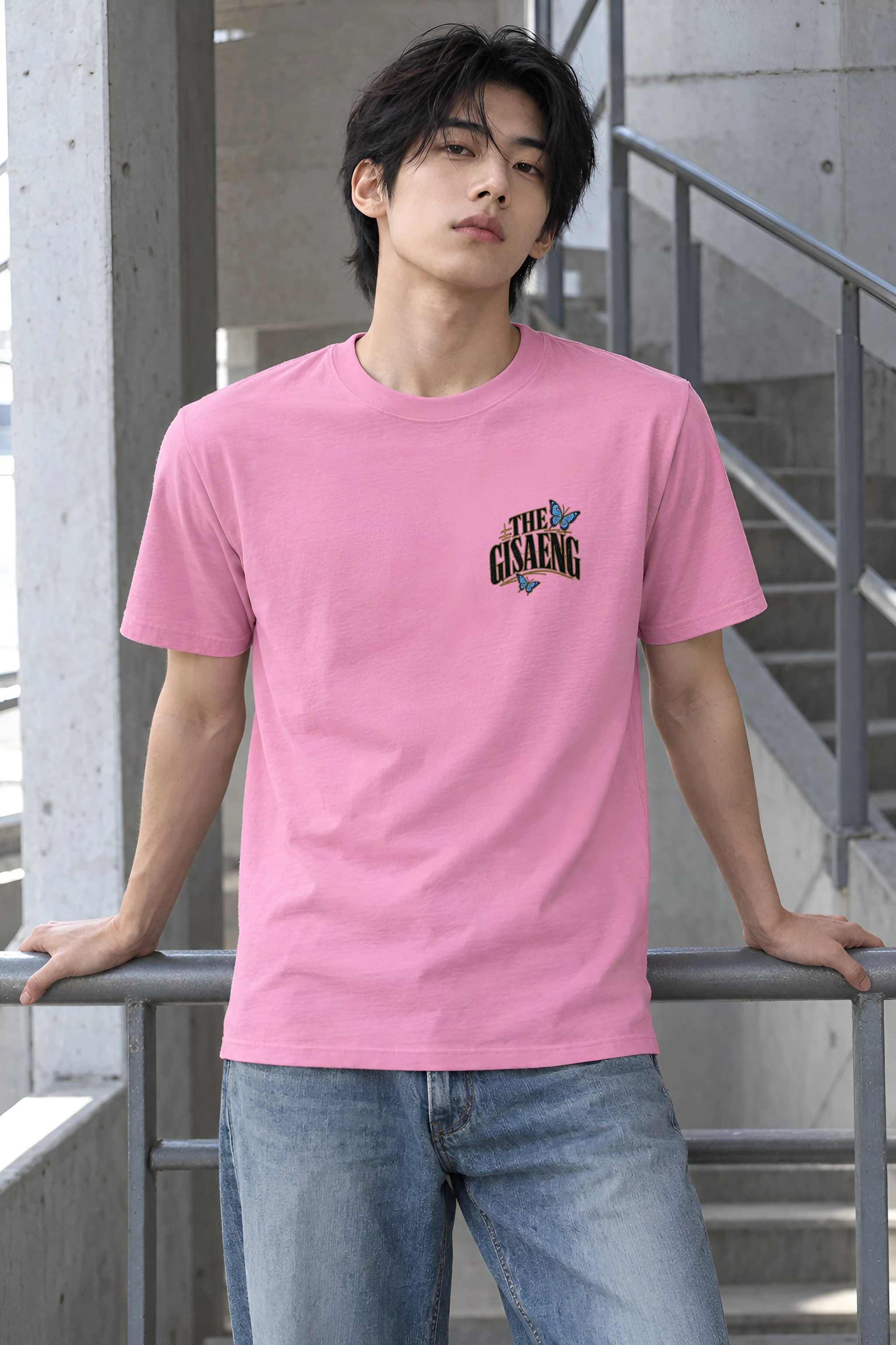 "Gisaeng Folk Archive" Heavyweight Unisex Crewneck T-shirt