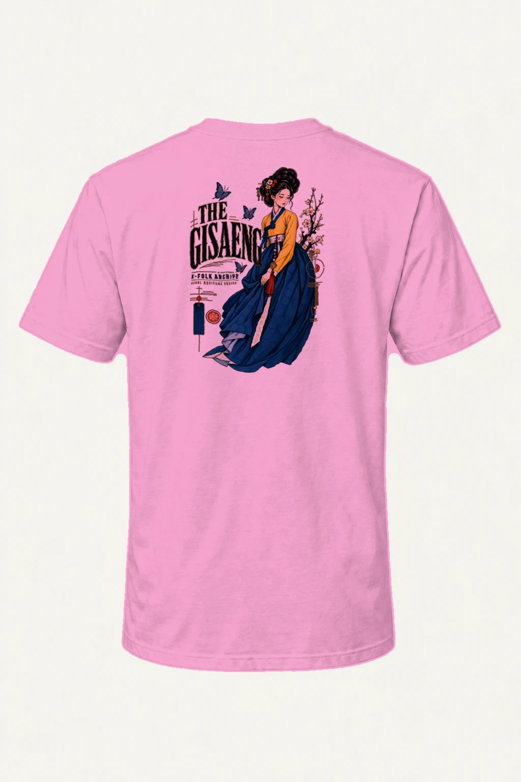 "Gisaeng Folk Archive" Heavyweight Unisex Crewneck T-shirt | Gildan 5000