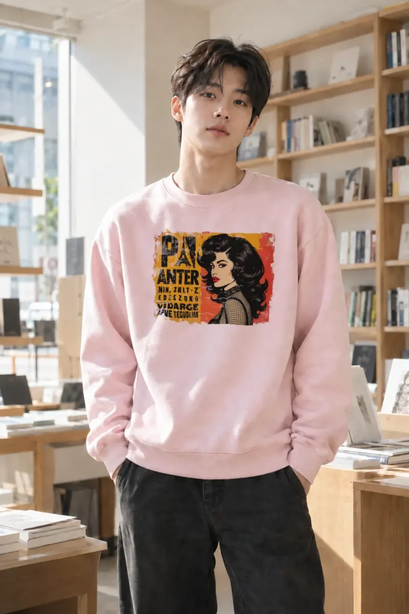 "Glamour Poster" Heavy Blend Unisex Crewneck Sweatshirt | Gildan 18000