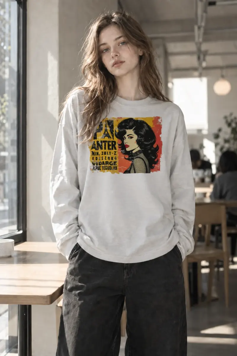 "Glamour Poster" Unisex Longsleeve T-shirt | Gildan 2400