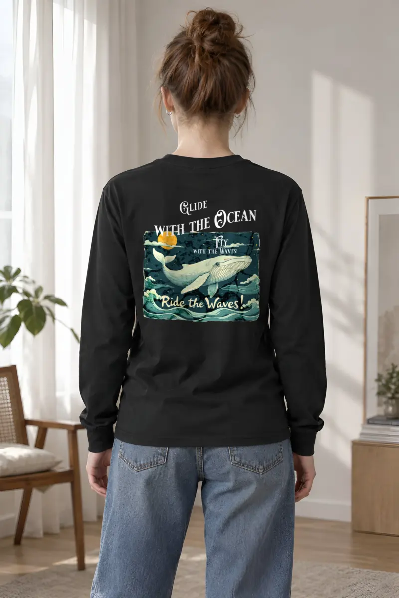 "Glide With The Ocean" Unisex Longsleeve T-shirt