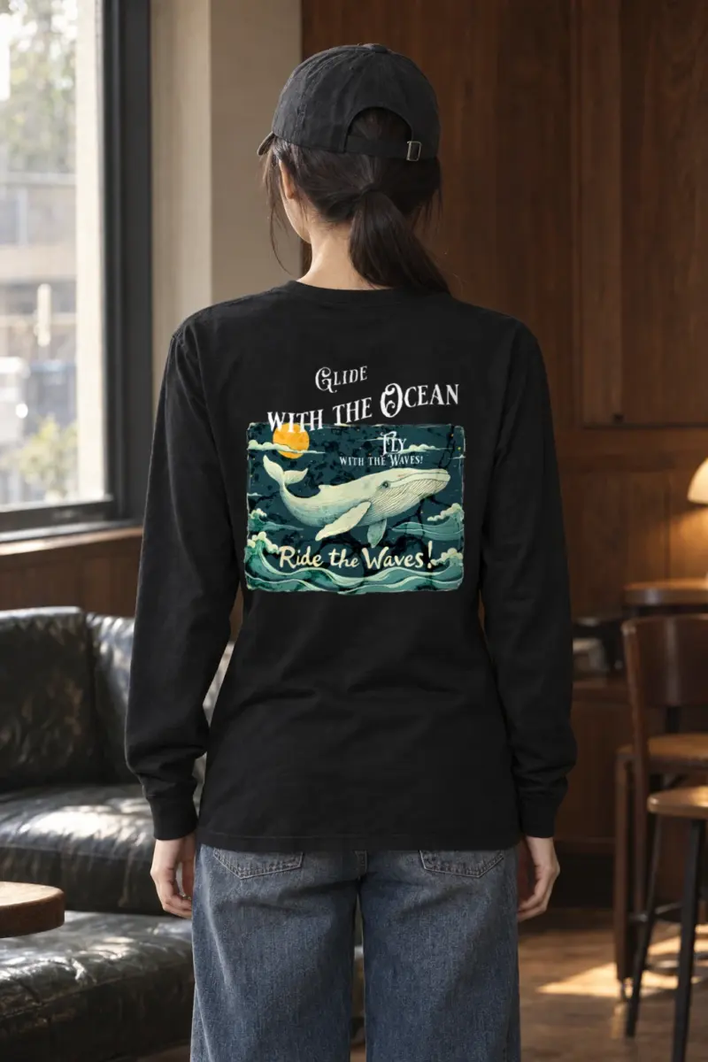 "Glide With The Ocean" Unisex Longsleeve T-shirt