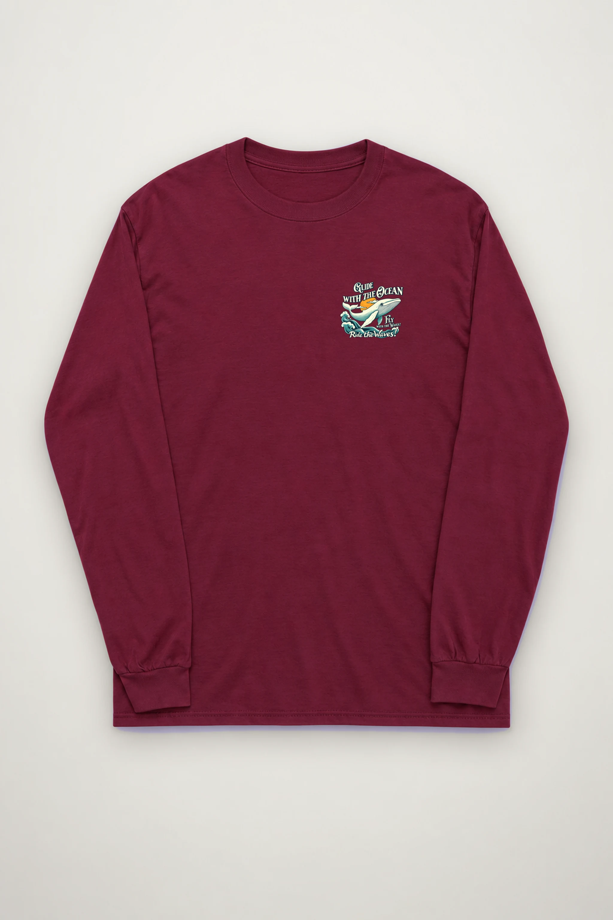 "Glide With The Ocean" Unisex Longsleeve T-shirt