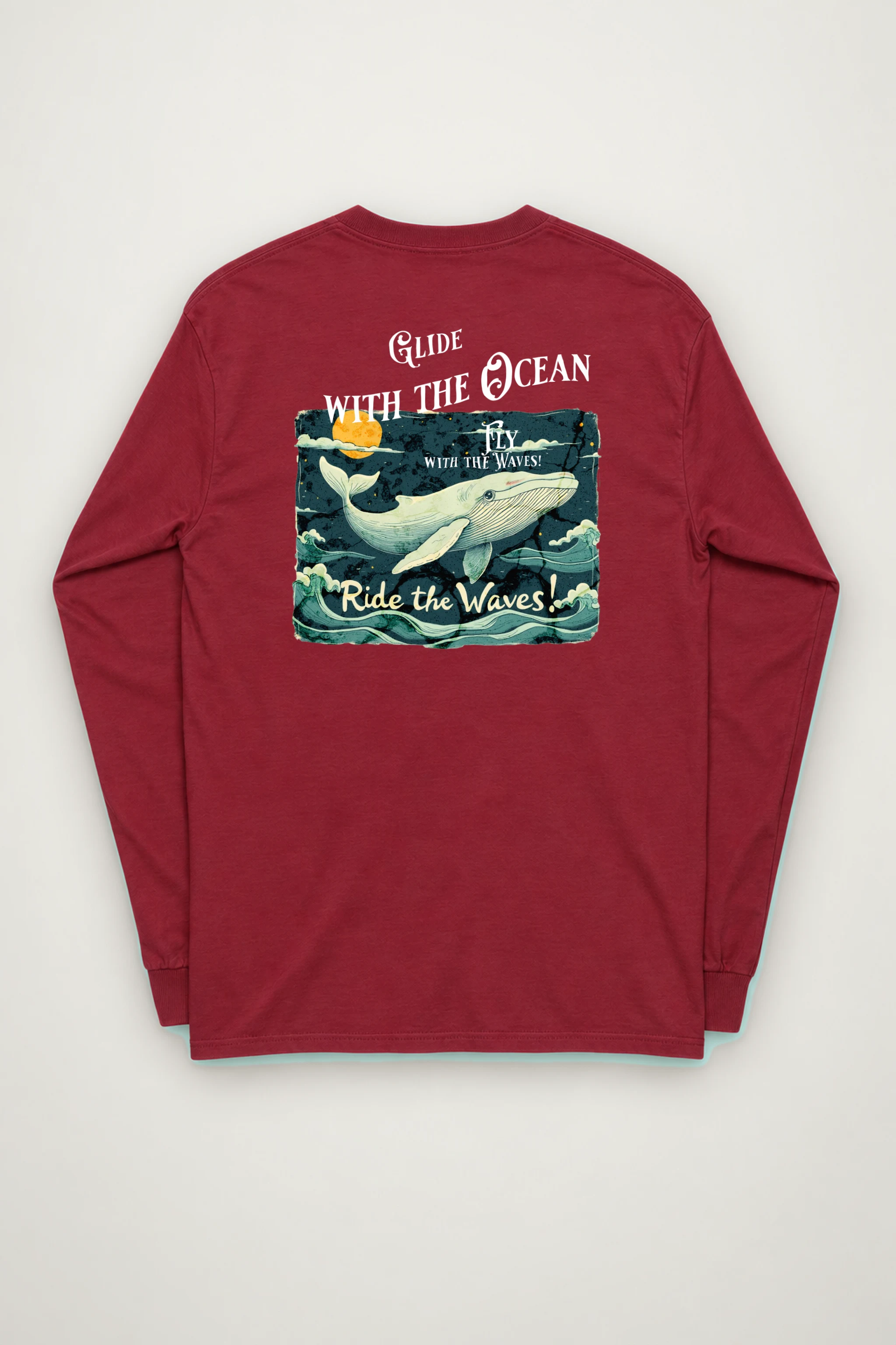 "Glide With The Ocean" Unisex Longsleeve T-shirt