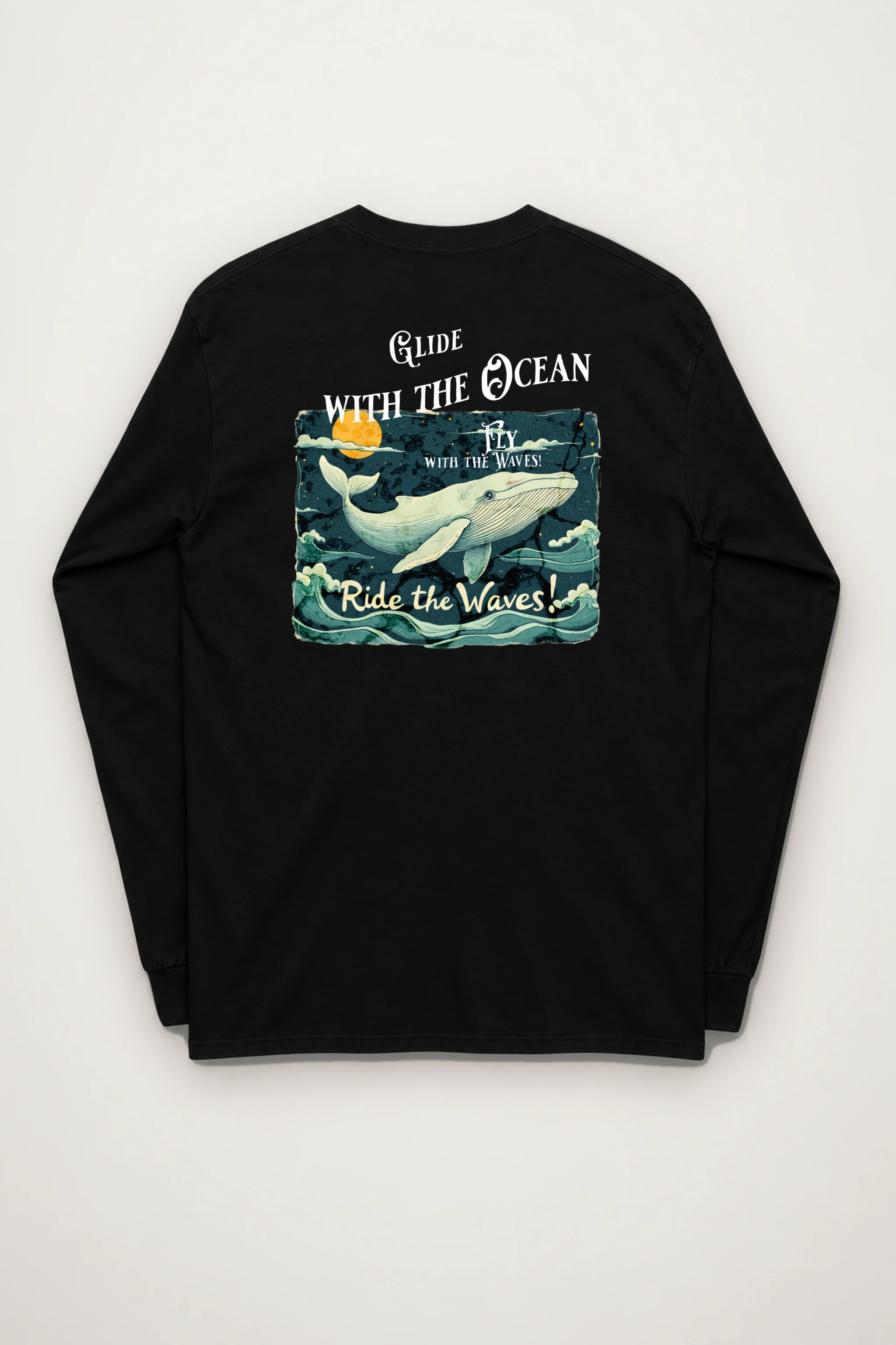 "Glide With The Ocean" Unisex Longsleeve T-shirt